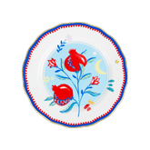 Porcelain Dessert Plate - Pomegranate - Mamma Mia - Baci Milano